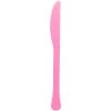 Outlet ⭐ Bright Pink Heavy Weight Plastic Knives, 150ct. by Amscan 🔥