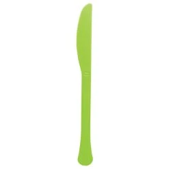 Outlet ⭐ Kiwi Green Heavy Weight Plastic Knives, 150ct. by Amscan ⭐
