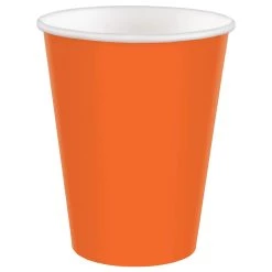 Brand new 🤩 9oz. Orange Peel Paper Cups, 120ct. by Amscan ❤️