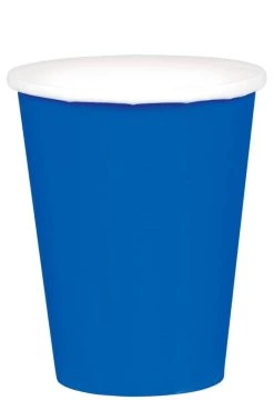 Budget ⭐ Bright Royal Blue 9 oz. Paper Cups, 120ct. by Amscan 🎁