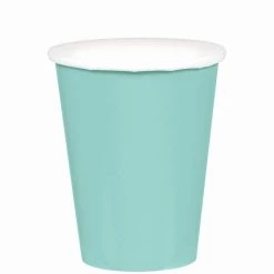 Brand new 💯 9oz. Robin's Egg Blue Paper Cups, 120ct. by Amscan ✨