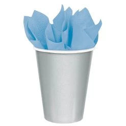 Flash Sale ❤️ 9oz. Silver Paper Cups, 120ct. by Amscan 🧨