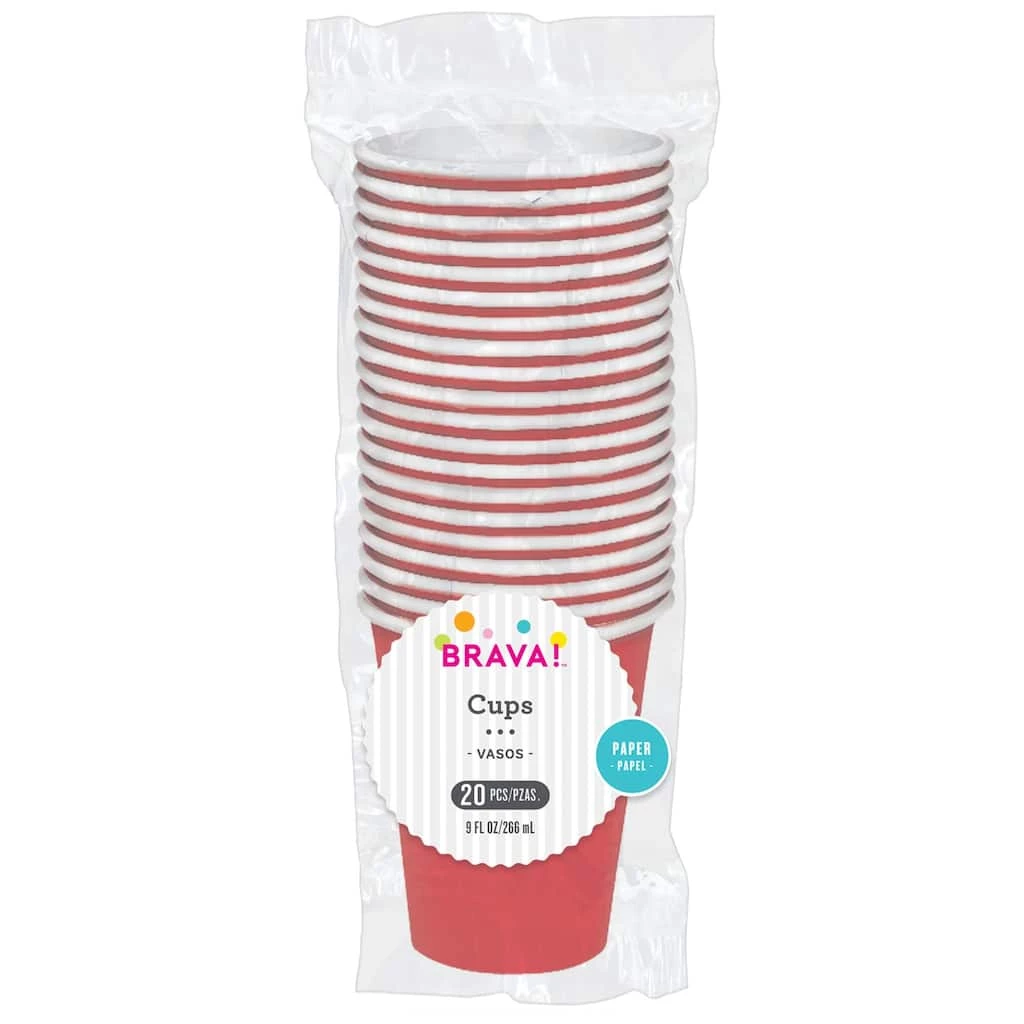 New β¨ 9oz. Apple Red Paper Cups, 120ct. by Amscan π 1 New β¨ 9oz. Apple Red Paper Cups, 120ct. by Amscan π