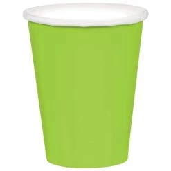 Wholesale 🛒 9oz. Kiwi Green Paper Cups, 120ct. by Amscan 🥰