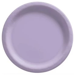 Buy 🛒 10" Lavender Round Paper Plates, 80ct. by Amscan 🔔