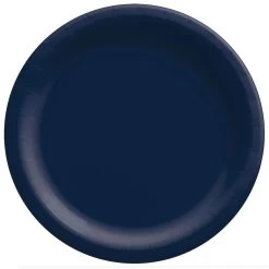 Brand new 🛒 10" Navy Round Paper Plates, 80ct. by Amscan 😍