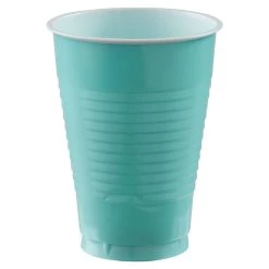 Buy 🧨 12oz. Robin's Egg Blue Plastic Cups, 150ct. by Amscan ❤️
