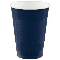 Brand new ❤️ 12oz. Navy Plastic Cups, 150ct. by Amscan 👏