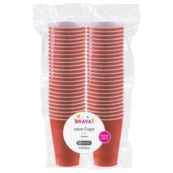 Wholesale ✨ 12oz. Apple Red Plastic Cups, 150ct. by Amscan ❤️