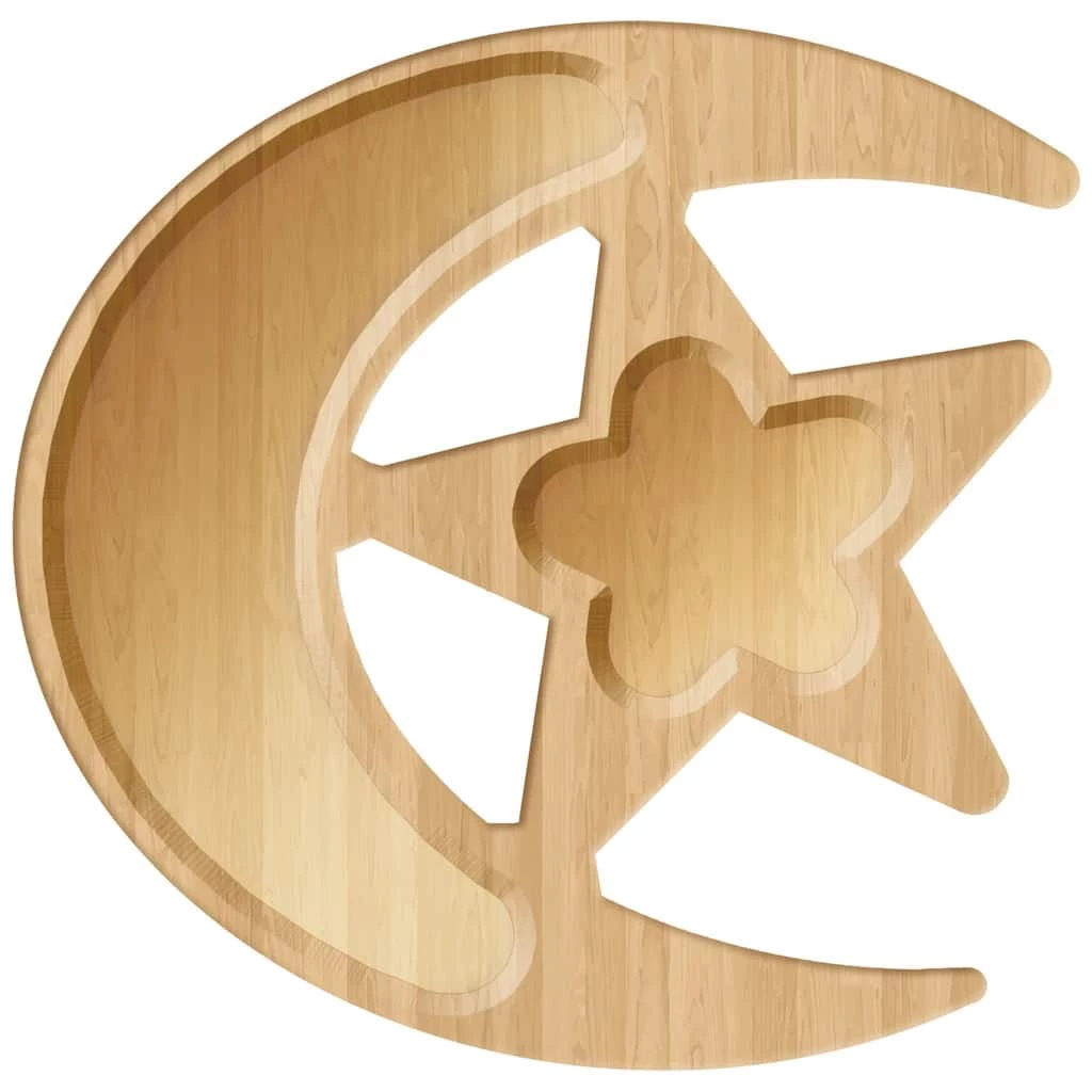 Best Sale π Eid Celebration Star and Moon Bamboo Platter by Amscan π 1 Best Sale π Eid Celebration Star and Moon Bamboo Platter by Amscan π