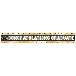 Best Pirce 😀 9ft. Congratulations Graduate Foil Banners, 10ct. by Amscan 🎉