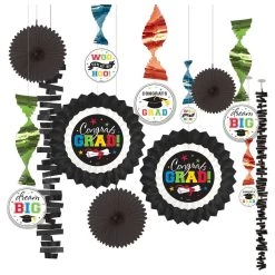 Best Sale 👍 Multicolor Graduation Decorating Kit by Amscan 😀