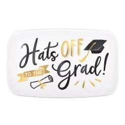 Best reviews of ⌛ 18" Hats Off Grad Rectangular Plastic Coupe Platters, 2ct. by Amscan ⌛