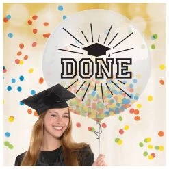 Top 10 🛒 Large Graduation Confetti Balloon, 3ct. by Amscan ⭐