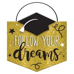 Cheapest 😀 Graduation Mini Follow Your Dreams Message, 6ct. by Amscan ✨