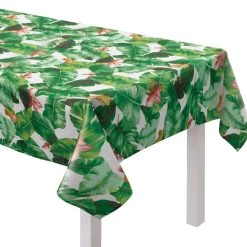 Cheap 🌟 104" Tropical Jungle Fabric Table Cover by Amscan ⭐