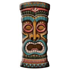 Deals 🔥 23" ☀️ Summer Tiki Head Vac Form Decoration, 3ct. by Amscan ❤️