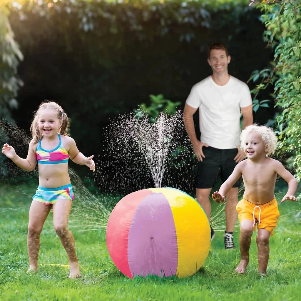 Buy π Summer Beach Ball Inflatable Sprinkler by Amscan 𧨠1 Buy π Summer Beach Ball Inflatable Sprinkler by Amscan π§¨