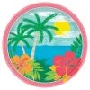 Promo ✔️ 9" Luau ☀️ Summer Vibes Paper Plates, 60ct. by Amscan 😀