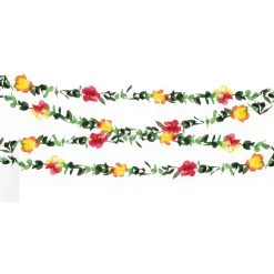 Cheapest 🎉 100ft. Luau Fabric Floral Garland by Amscan 🔔