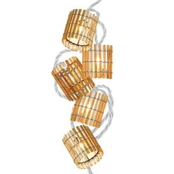 Promo ⌛ Summer Luau Bamboo Barrel Lights by Amscan ⭐