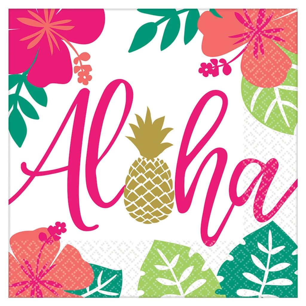 Wholesale β Summer Luau You Had Me At Aloha Lunch Napkins, 64ct. by Amscan π₯° 1 Wholesale β Summer Luau You Had Me At Aloha Lunch Napkins, 64ct. by Amscan π₯°