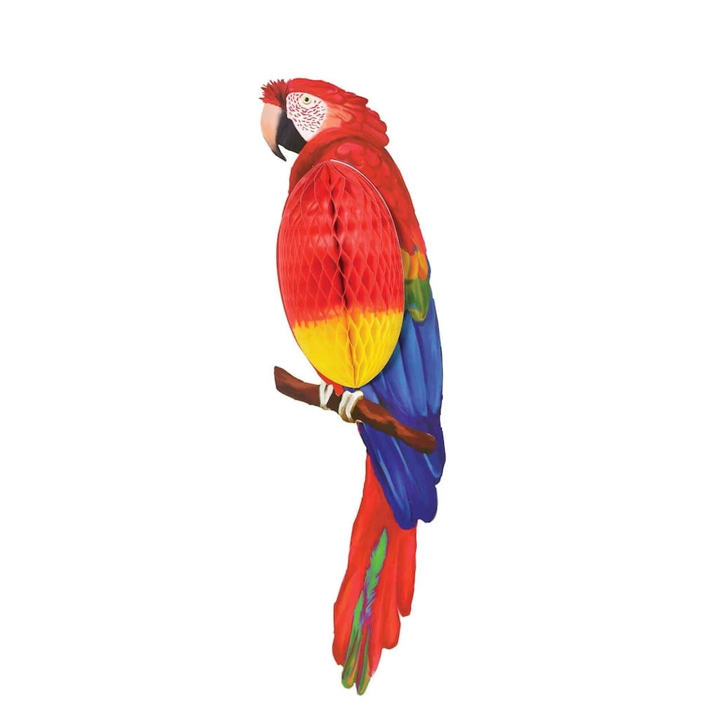 Best Pirce π 23" Summer Luau Parrot Honeycomb Decorations, 4ct. by Amscan π€© 1 Best Pirce π 23" Summer Luau Parrot Honeycomb Decorations, 4ct. by Amscan π€©
