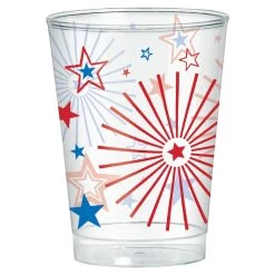 Budget 💯 Patriotic 10 oz. Plastic Tumblers, 80ct. by Amscan 🤩