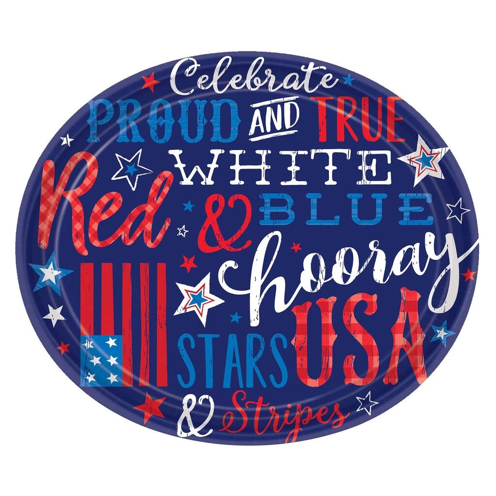 Best deal β¨ 12" Patriotic Proud and True Paper Plates, 36ct. by Amscan π 1 Best deal β¨ 12" Patriotic Proud and True Paper Plates, 36ct. by Amscan π
