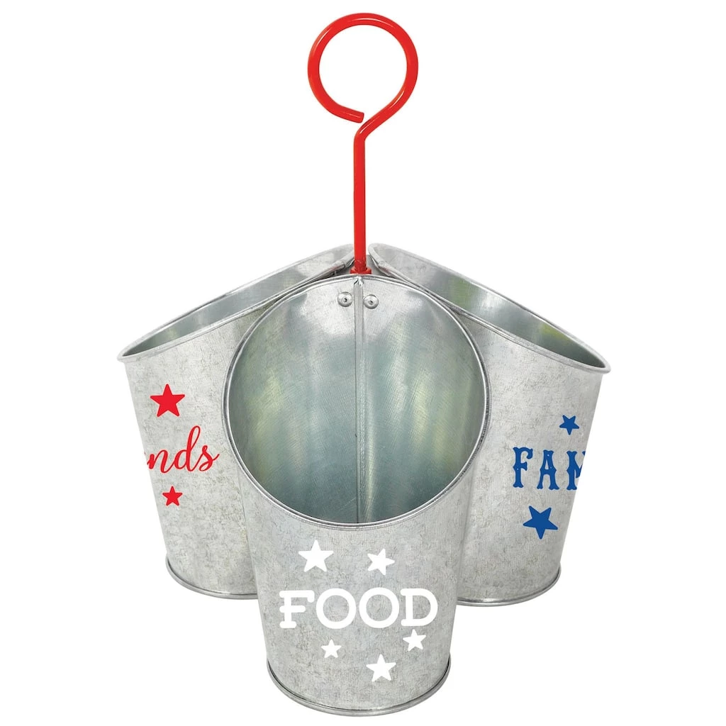 Coupon 🔥 Patriotic Utensil Caddy by Amscan ❤️ 1 Coupon 🔥 Patriotic Utensil Caddy by Amscan ❤️