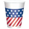Cheap 💯 16oz. Patriotic Plastic American Flag Printed Cups, 75ct. by Amscan ✔️