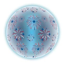 Hot Sale 🛒 10" Patriotic Glow Beach Ball, 2ct. by Amscan 😀