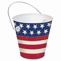 Top 10 ⌛ 4" Patriotic Americana Bucket, 6ct. by Amscan ⌛