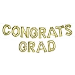 Best Sale ✔️ 16ft. Congrats Grad Air-Filled Balloon Letter Banner Kit by Amscan 🔥