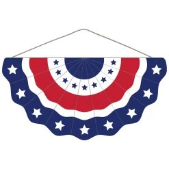 Cheap 🧨 Patriotic Bunting Hanging Decoration by Amscan 🧨