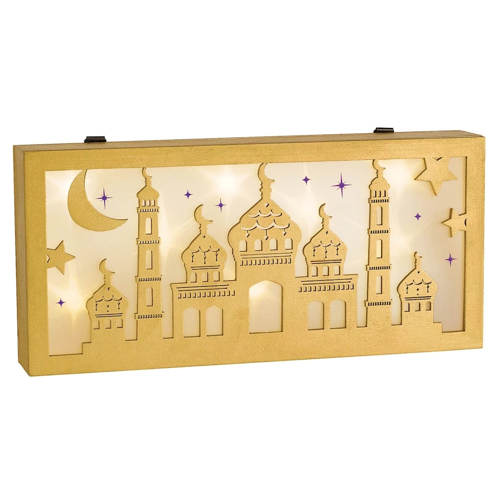 Outlet π€© Eid Light-Up Wooden Shadowbox by Amscan π 1 Outlet π€© Eid Light-Up Wooden Shadowbox by Amscan π