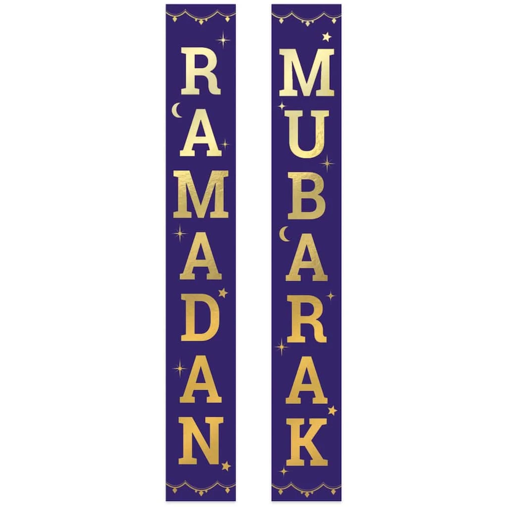 Best deal π 8ft. Ramadan Mubarak EID Hanging Banners, 2ct. by Amscan βοΈ 1 Best deal π 8ft. Ramadan Mubarak EID Hanging Banners, 2ct. by Amscan βοΈ