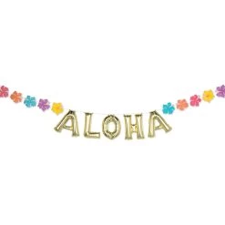 Brand new ✨ Summer Aloha Air-Filled Balloon Banner by Amscan ✨