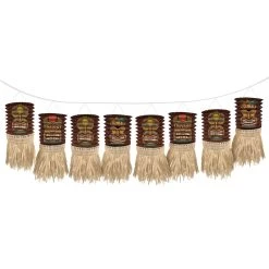 Best Pirce 👍 12ft. ☀️ Summer Tiki Collapsible Garland, 2ct. by Amscan ✨