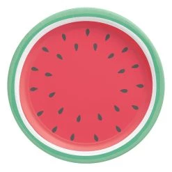 Brand new ✔️ 10.5" Tutti Frutti Citrus Round Paper Plates, 24ct. by Amscan 🤩