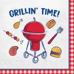 Coupon 🥰 Grillin and Chillin Beverage Napkins, 120ct. by Amscan 🔥