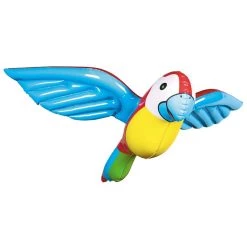 Hot Sale ⭐ 23" 🎁 Summer Inflatable Parrot Decorations, 4ct. by Amscan 👏