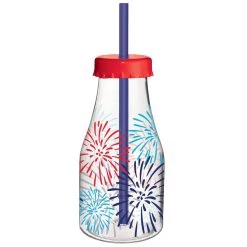 Deals 😉 21oz. Patriotic Bottles and Straws, 6ct. by Amscan ⌛