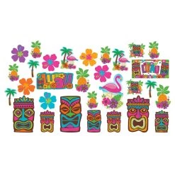 Hot Sale 🔥 Summer Luau Tiki CutOuts Value Pack by Amscan 🥰