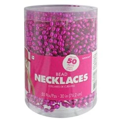 Outlet β€οΈ 30" Metallic Bead Party Necklaces, 50ct. by Amscan π 16 Outlet β€οΈ 30" Metallic Bead Party Necklaces, 50ct. by Amscan π -Amscan Sales Shop D616275S 1