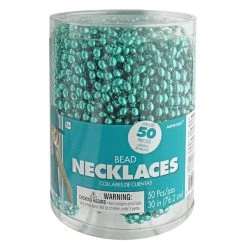 Outlet β€οΈ 30" Metallic Bead Party Necklaces, 50ct. by Amscan π 22 Outlet β€οΈ 30" Metallic Bead Party Necklaces, 50ct. by Amscan π -Amscan Sales Shop D616282S 1