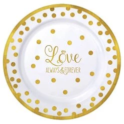 Best reviews of 👏 7.5" Love Round Plastic Plates, 20ct. by Amscan ✨