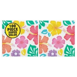 Top 10 👍 Summer Hibiscus Value Pack Beverage Napkins, 100ct. by Amscan 😀