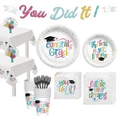 Coupon ✨ Graduation You Did It Tableware Kit by Amscan 🧨