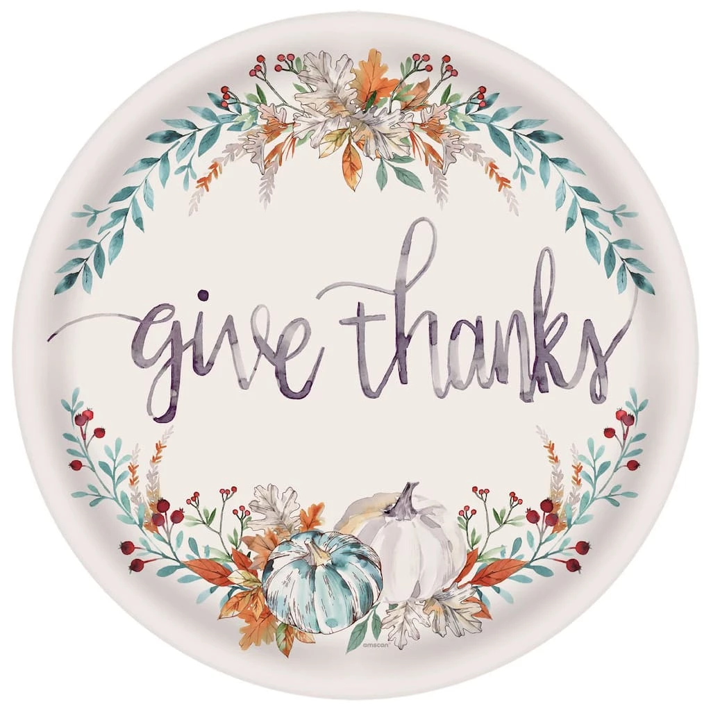 New β Thanksgiving Textured Melamine Round Platter by Amscan 𧨠1 New β Thanksgiving Textured Melamine Round Platter by Amscan π§¨